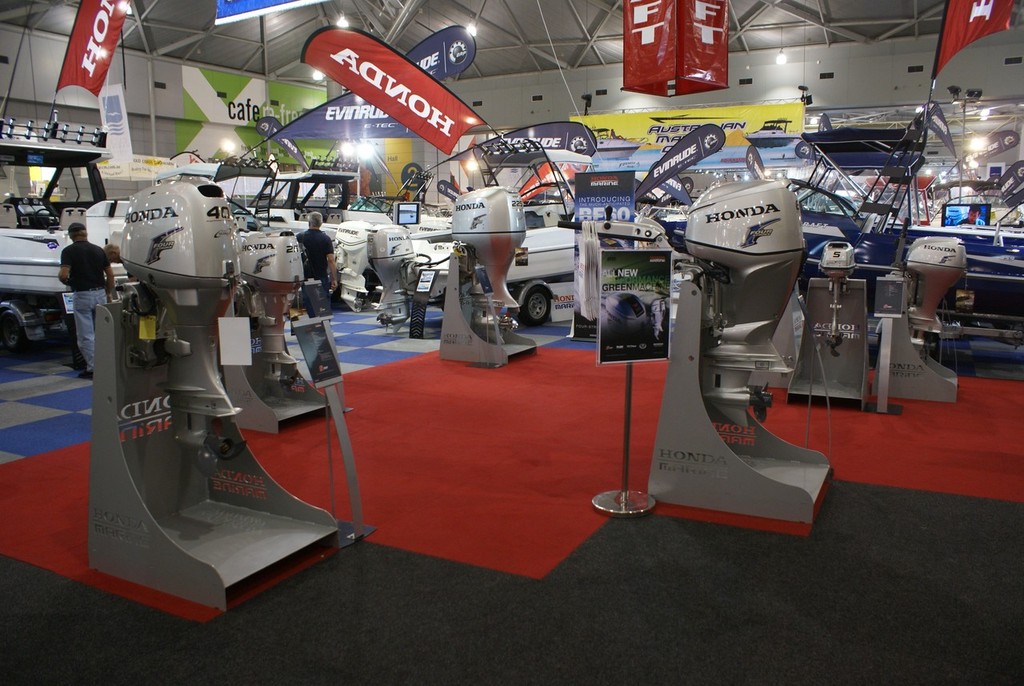 Impressive display hosted by Honda Marine at the Brisbane Boat Show. © Bob Wonders