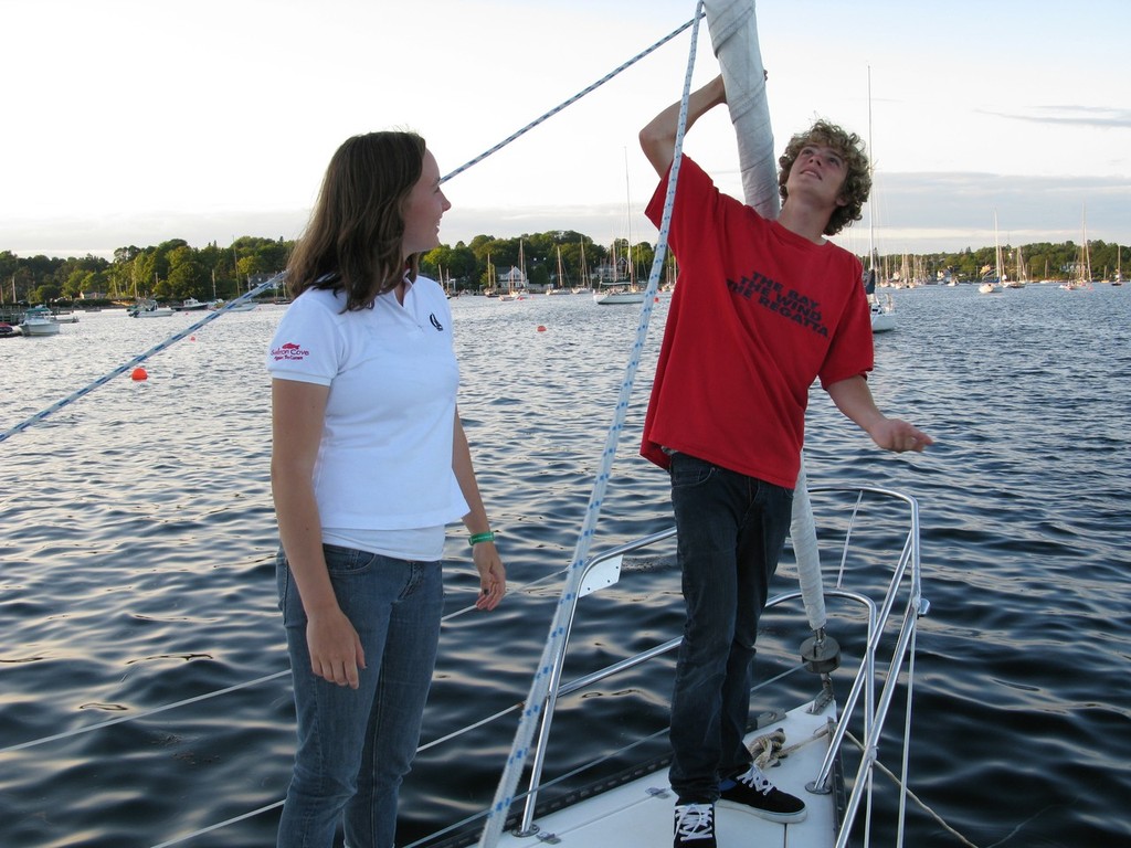 Amy and life-long friend Mick  - Chester Race Week © Ryan Cameron