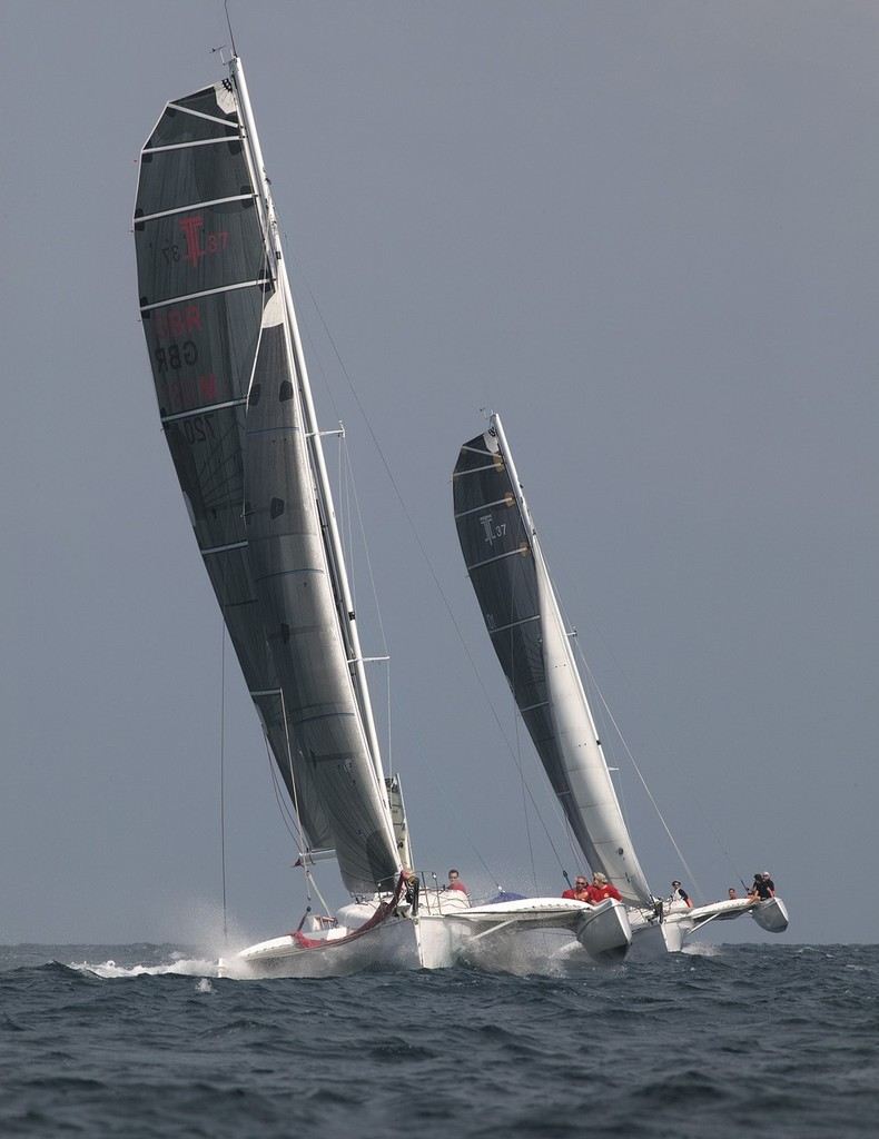 The race is on. Corsairs at the 2009 Phuket King's Cup Regatta. - Phuket King's Cup Regatta © Guy Nowell http://www.guynowell.com