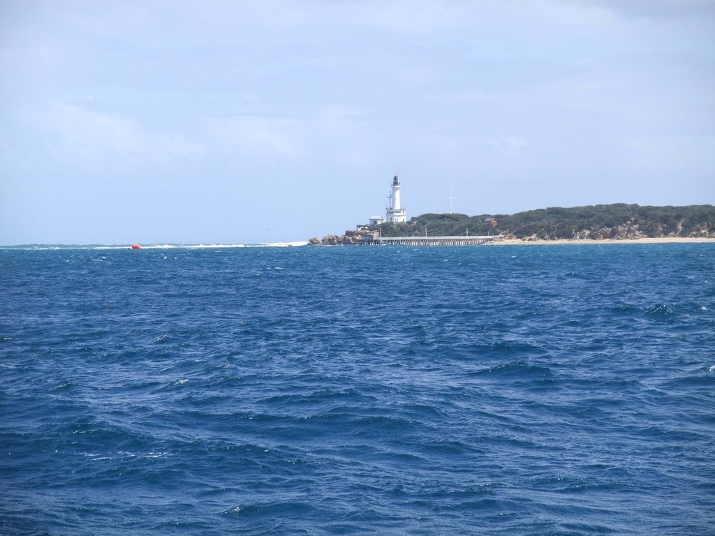 Point Lonsdale is on the Western side of the Heads and is where Lonsdale VTS are located. - Ocean Racing Club of Victoria Rip Tour ©  John Curnow