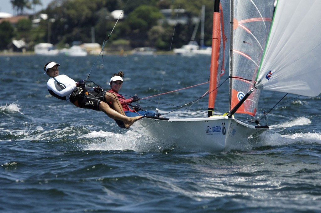 WA All-Girl Crew Ella Giudice/Courtney Higgins - Gill® 2010-2011 29er Australian National Championship © David Price