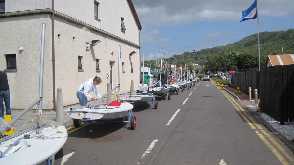 Measuring - 2010 Laser Radial World Championships, Largs, Scotland - photo © Sara Winther