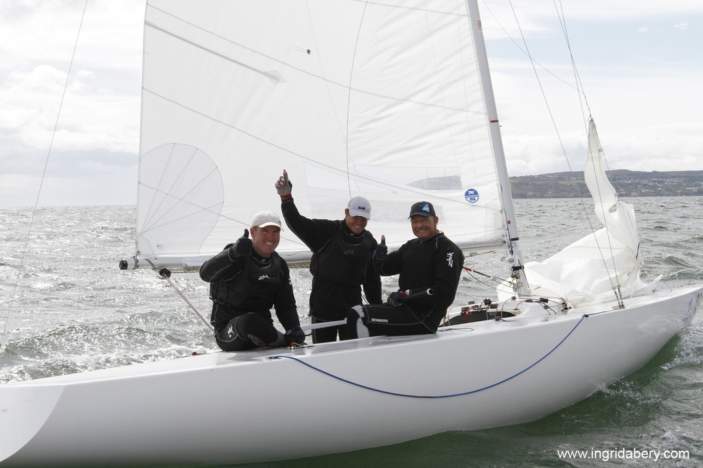 Palfrey, Slingsby and Bertrand - winning Etchells crew photo copyright Ingrid Abery http://www.ingridabery.com taken at  and featuring the  class