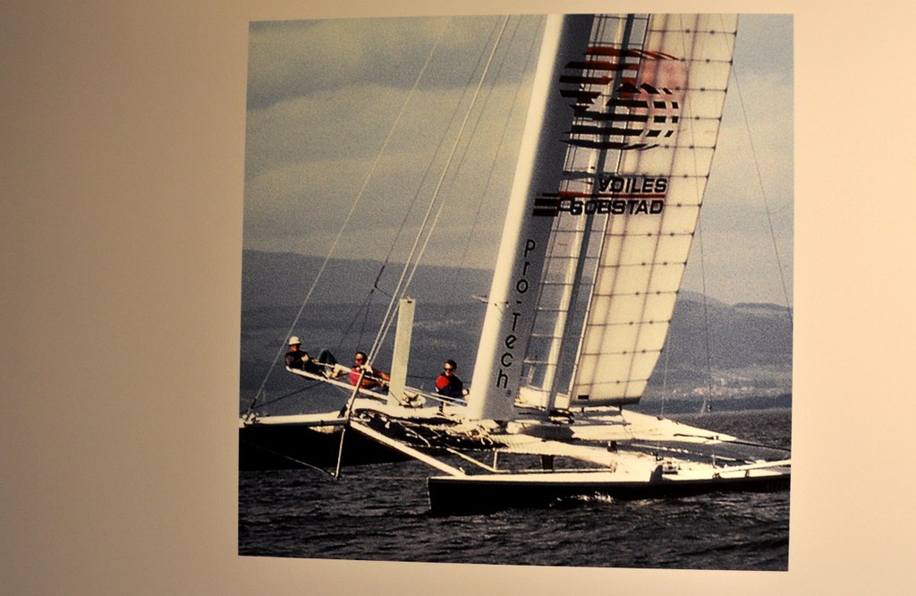Altair XII, inspired by Star and Stripes of AC fame that sailed in the Bol d’Or of 1989 © Jean Philippe Jobé