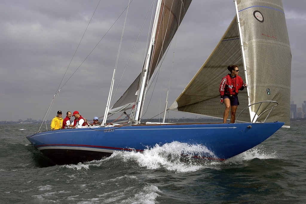 Calling the start line on Quest photo copyright Victoria Crowder taken at  and featuring the  class