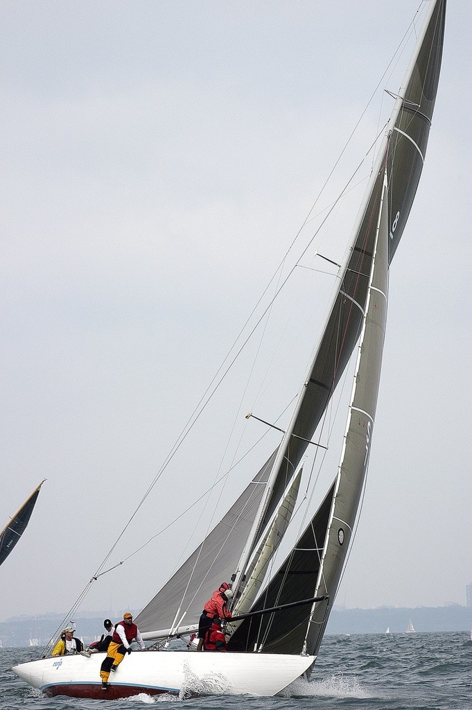 Readying the pole on Ranja photo copyright Victoria Crowder taken at  and featuring the  class