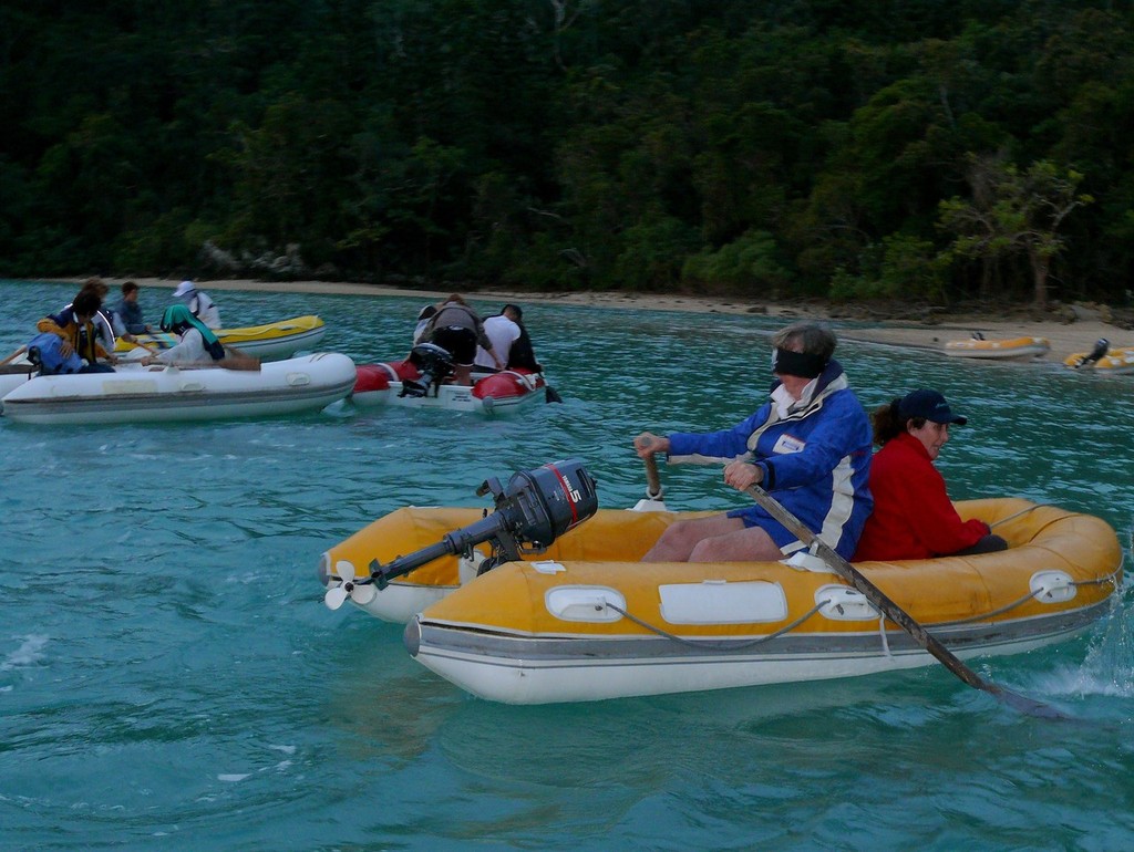 The very popular Blind Man’s Dinghy Race - Seawind Whitsunday Rally 2010 © Channel Whitsundays