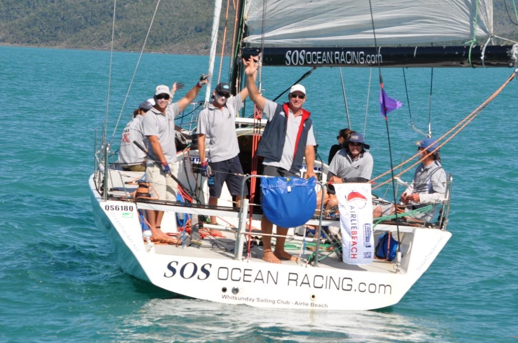SOS (Save our Seas) Ian Thomson enjoying Airlie Beach Race Week after completing his solo around Australia voyage. - Airlie Beach Race Week © e-marineworld Reiger