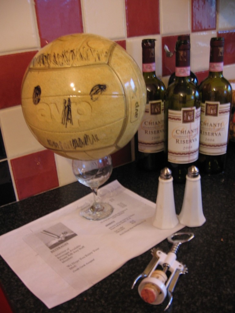 Wilson get stuck into the Cianti - Cork Week 2010 © Janno Darling