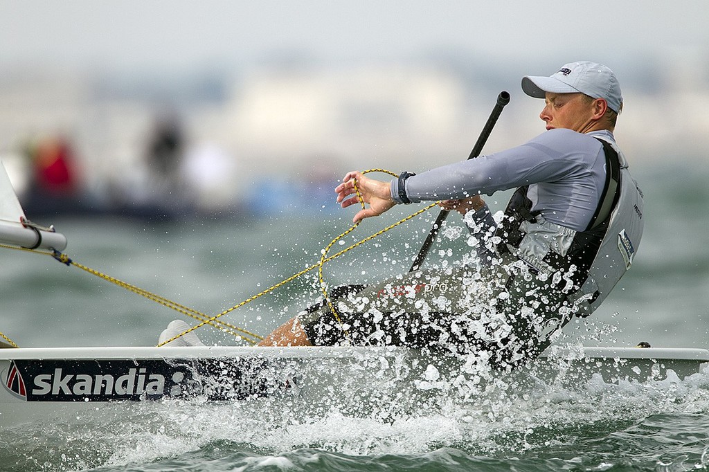 Nick Thompson, GBR - Laser Worlds, Hayling Island, UK ©  Richard Langdon http://www.oceanimages.co.uk