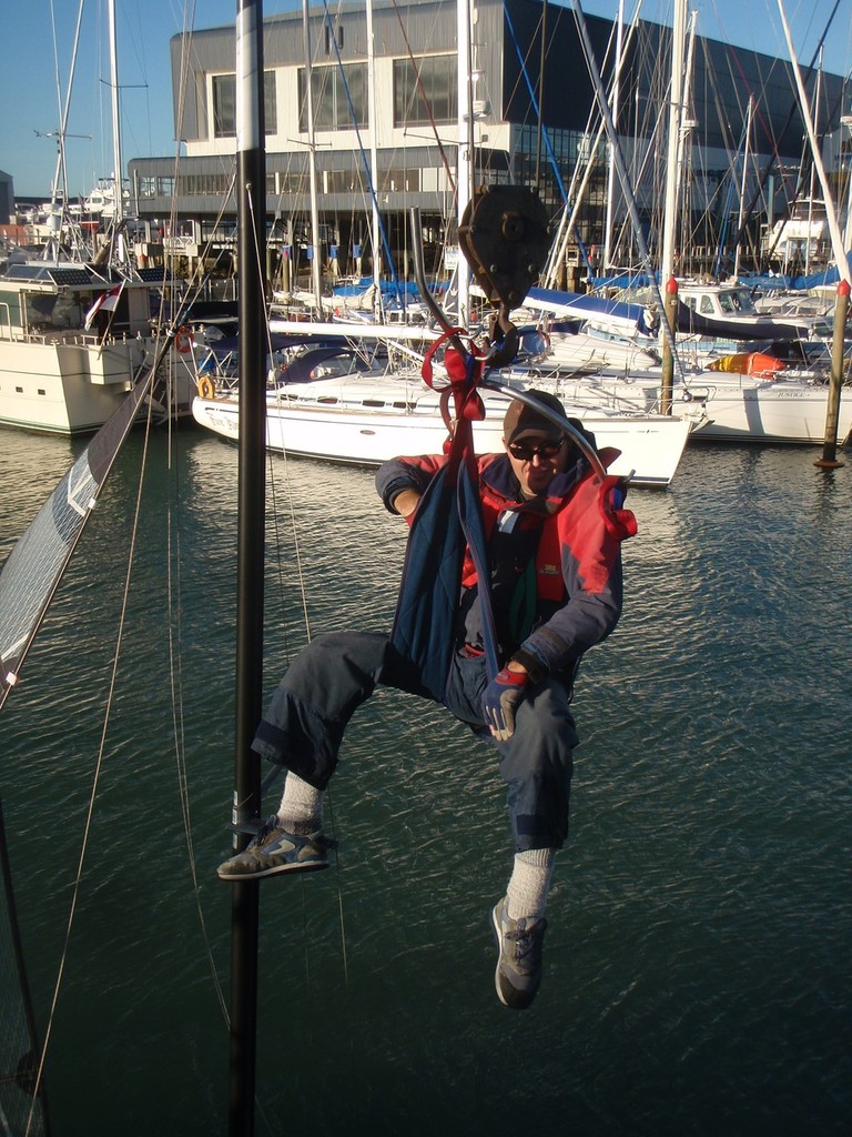 Tim out of Wheelchair heading for freedom on the water - Training for IFDS Worlds photo copyright Robert Hielkema taken at  and featuring the  class