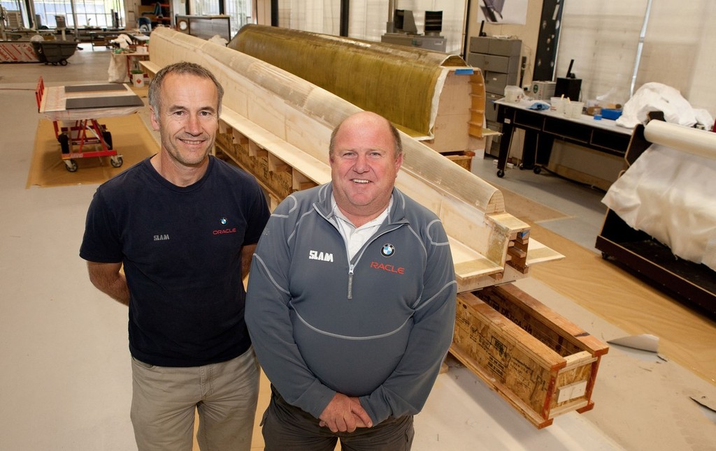 AC45 construction at Core Builders Composites facility - Tim Smyth - Mark Turner © Ivor Wilkins/www.americascup.com www.americascup.com