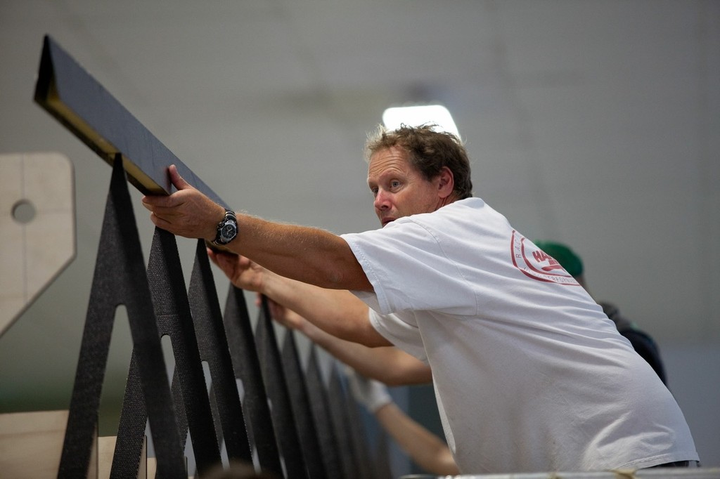 AC45 Construction at Core Builders composite - AC45 Construction at Core Composites - Wingsail assembly - 23/12/2010 - Warkworth (NZL)  © Ivor Wilkins/www.americascup.com www.americascup.com