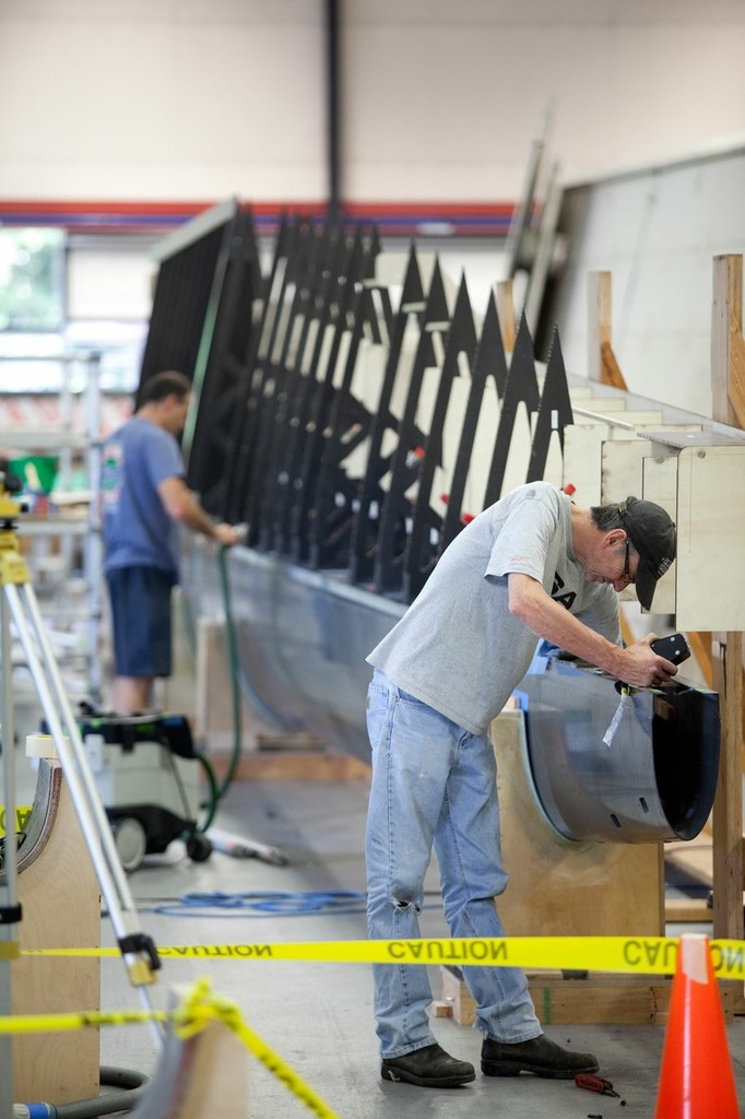 AC45 Construction at Core Builders composite - AC45 Construction at Core Composites - Wingsail assembly - 23/12/2010 - Warkworth (NZL)  © Ivor Wilkins/www.americascup.com www.americascup.com
