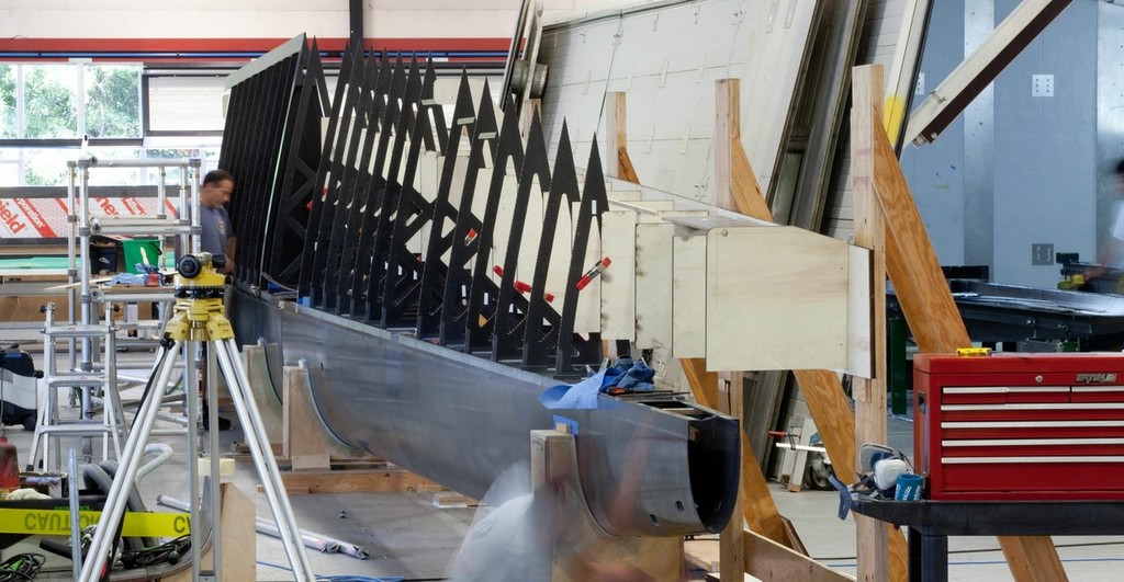 AC45 Construction at Core Builders composite - AC45 Construction at Core Composites - Wingsail assembly - 23/12/2010 - Warkworth (NZL)  © Ivor Wilkins/www.americascup.com www.americascup.com