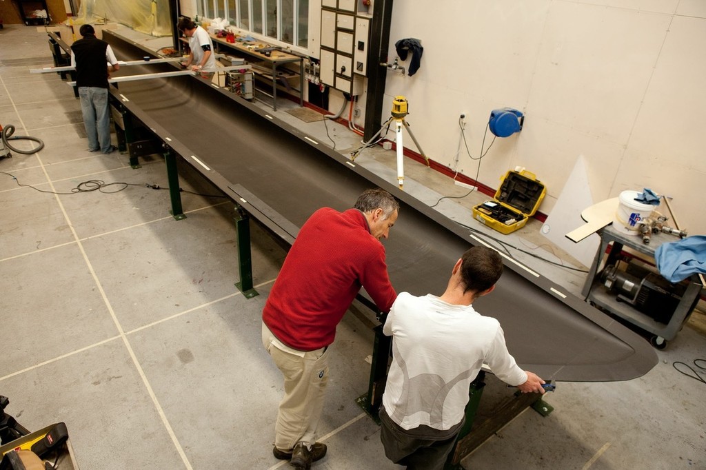 Female hull mould - AC 45 Warkworth - 20 October 2010 &copy; Ivor Wilkins/www.americascup.com www.americascup.com