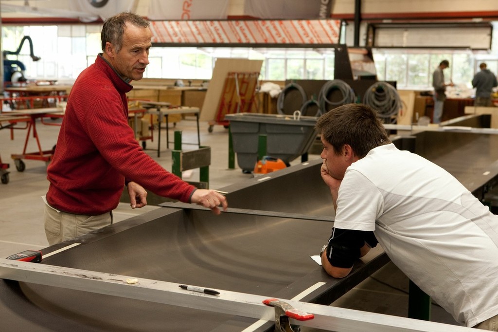 Tim Symthe  (red shirt) - AC 45 Warkworth - 20 October 2010 &copy; Ivor Wilkins/www.americascup.com www.americascup.com
