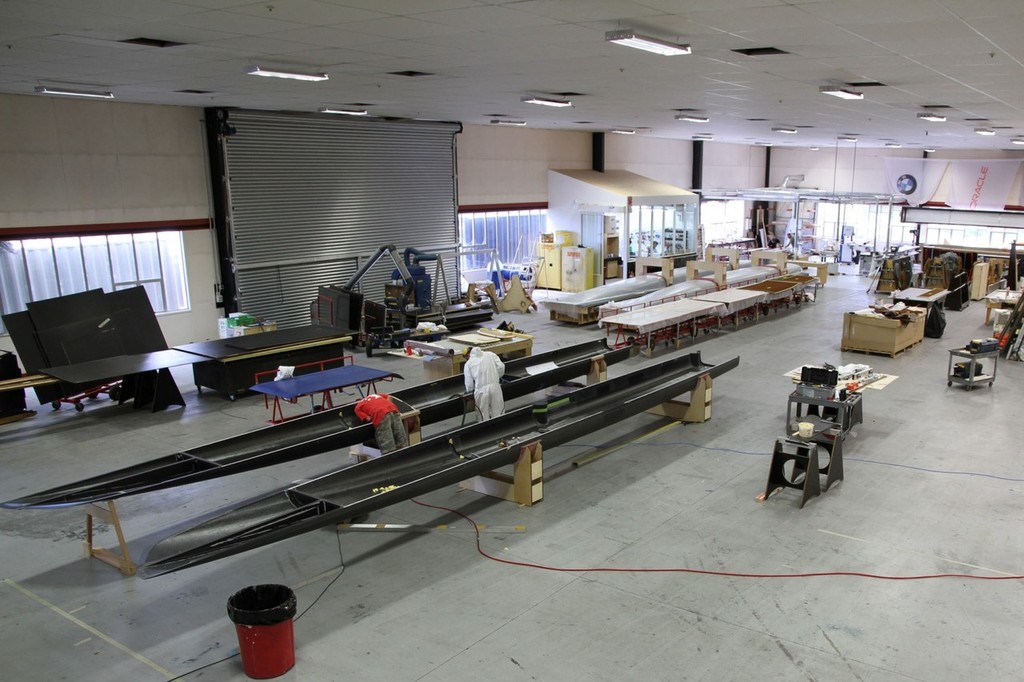 34th America’s Cup - AC45 construction at Core Builders facility © Ivor Wilkins/www.americascup.com www.americascup.com