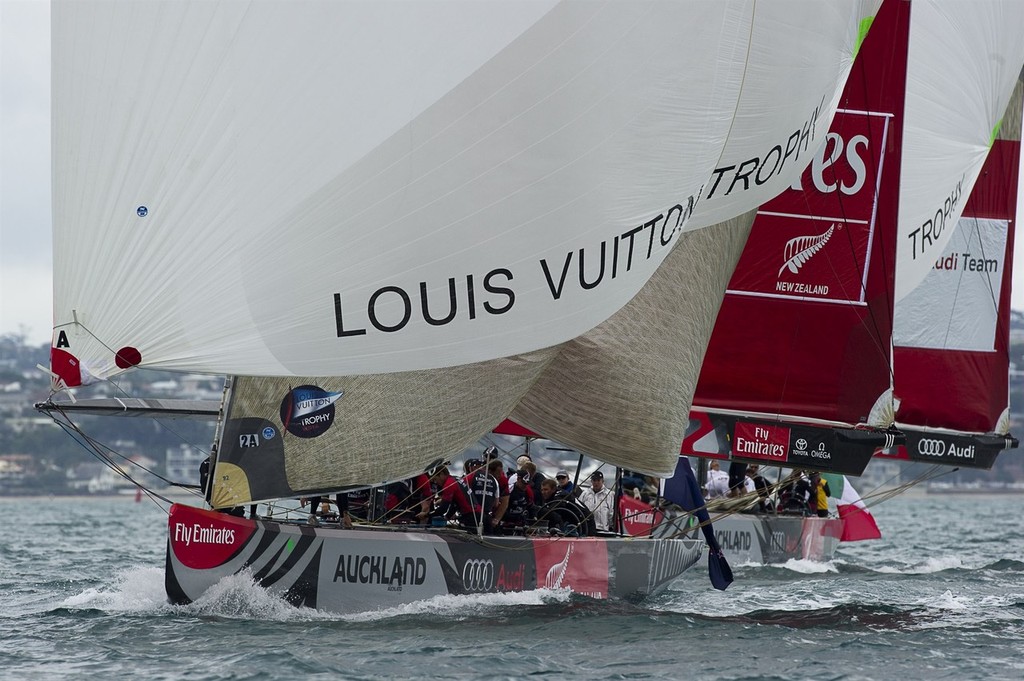 Emirates Team New Zealand win the Louis Vuitton Trophy 2 - 0 against Mascalzone Latino. Auckland, New Zealand. 21/3/2010 © Chris Cameron/ETNZ http://www.chriscameron.co.nz