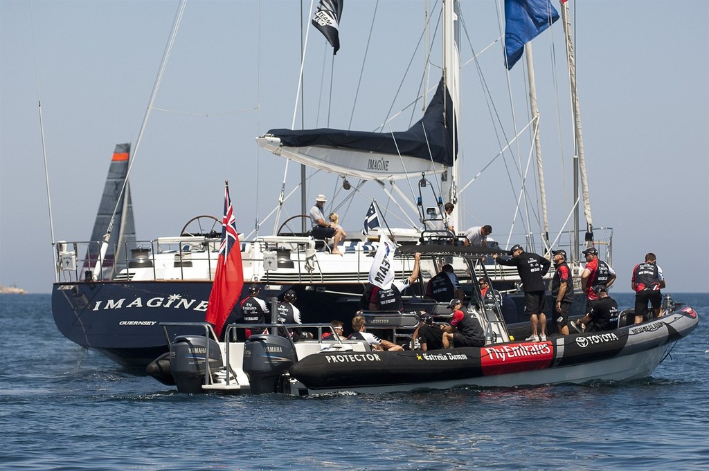 Louis Vuitton Trophy- Emirates Team NZ - two days without a race