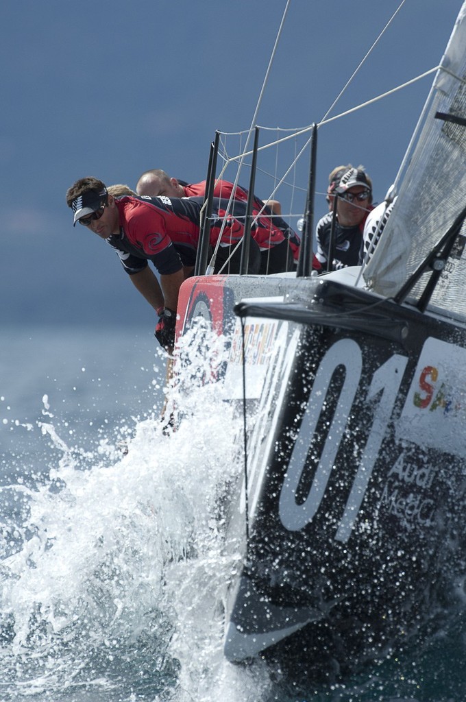 Emirates Team New Zealand. Race one on Day one of the Trophy of Sardinia, Audi MedCup 2010. 21/9/2010 photo copyright Chris Cameron/ETNZ http://www.chriscameron.co.nz taken at  and featuring the  class
