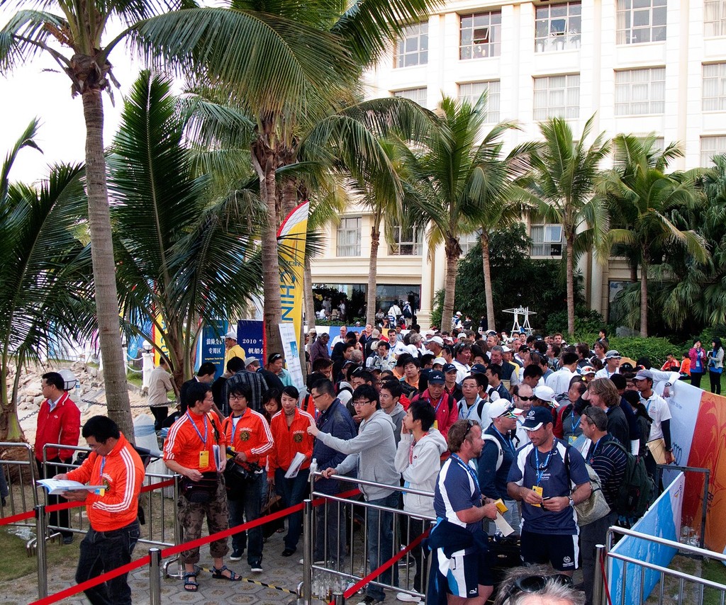 China Cup International Regatta 2010 - flash mob at Immigration &copy; Guy Nowell http://www.guynowell.com