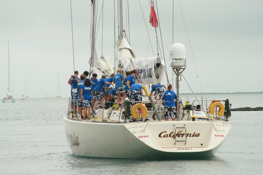 California leaves Panama for Race 9 of the Clipper 09-10 Round the World Yacht Race. - Clipper 09-10 Panama to Jamaica - Heather Ewing © Clipper Ventures PLC . http://www.clipperroundtheworld.com