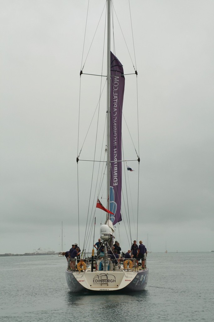 Edinburgh Inspiring Capital leaves Panama for Race 9 of the Clipper 09-10 Round the World Yacht Race. - Clipper 09-10 Panama to Jamaica - Heather Ewing © Clipper Ventures PLC . http://www.clipperroundtheworld.com