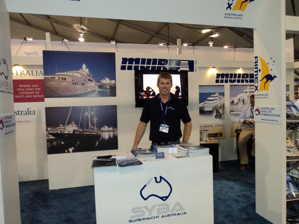 Captain Chris Sterling, Sydney Superyacht Services photo copyright AIMEX  taken at  and featuring the  class