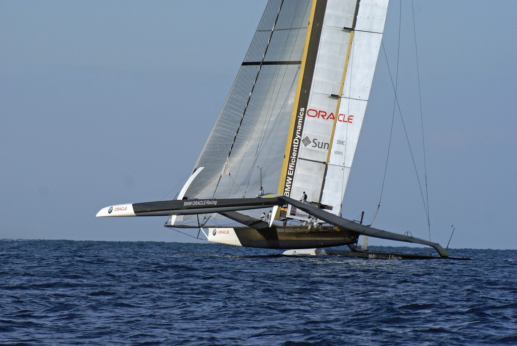 BMW Oracle’s USA-17 was a technology step ahead of Alinghi 5  © Richard Gladwell www.photosport.co.nz
