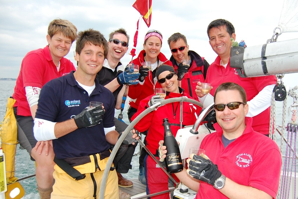 Crew of With Alacrity - Sigma 38 Offshore One Design Nationals © Paul Fenner