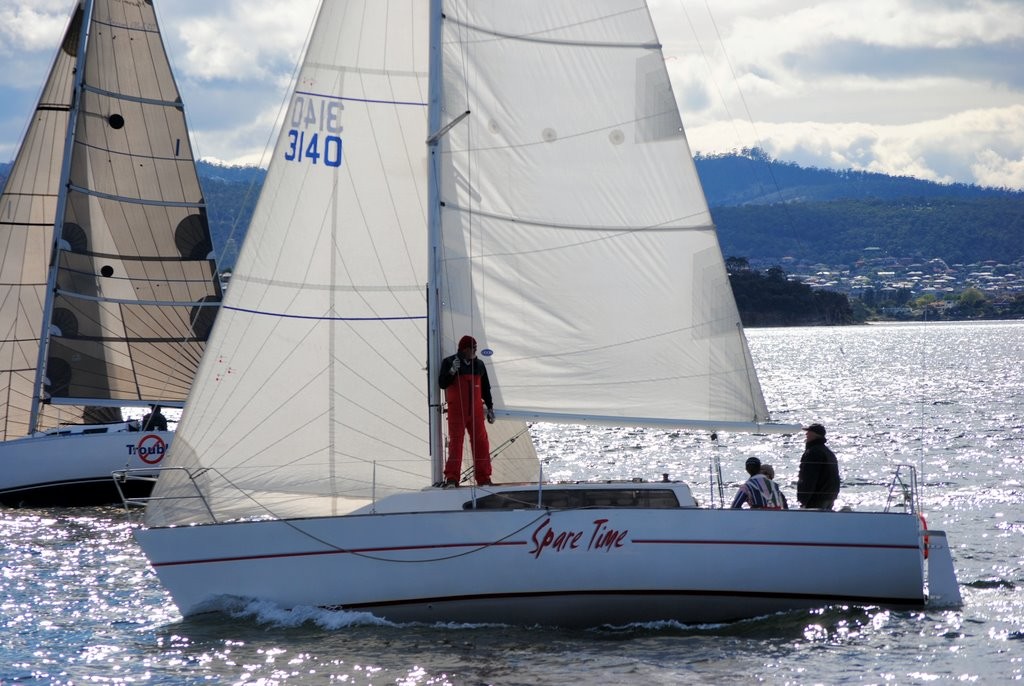 Sean Powell’s Spare Time on the 9m division of the DSS’s opening pennant race ©  Andrea Francolini Photography http://www.afrancolini.com/