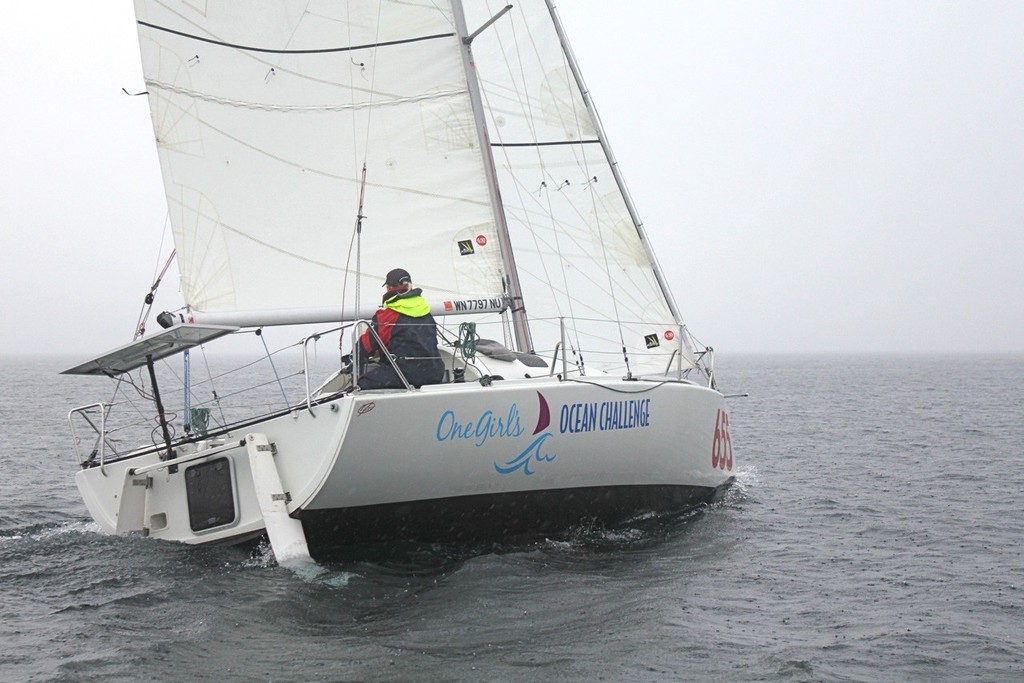 One Girl's Ocean Challenge first sail photo copyright Guy Perrin http://sail-world.com taken at  and featuring the  class