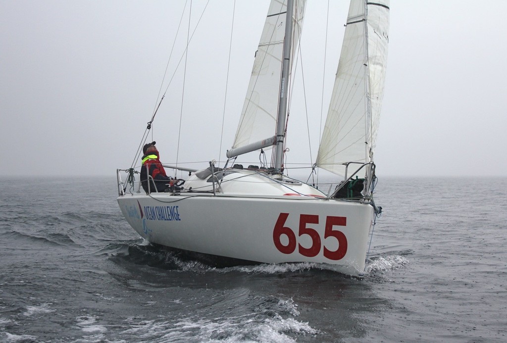 One Girl's Ocean Challenge first sail photo copyright Guy Perrin http://sail-world.com taken at  and featuring the  class