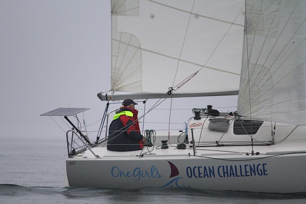 One Girl's Ocean Challenge first sail photo copyright Guy Perrin http://sail-world.com taken at  and featuring the  class