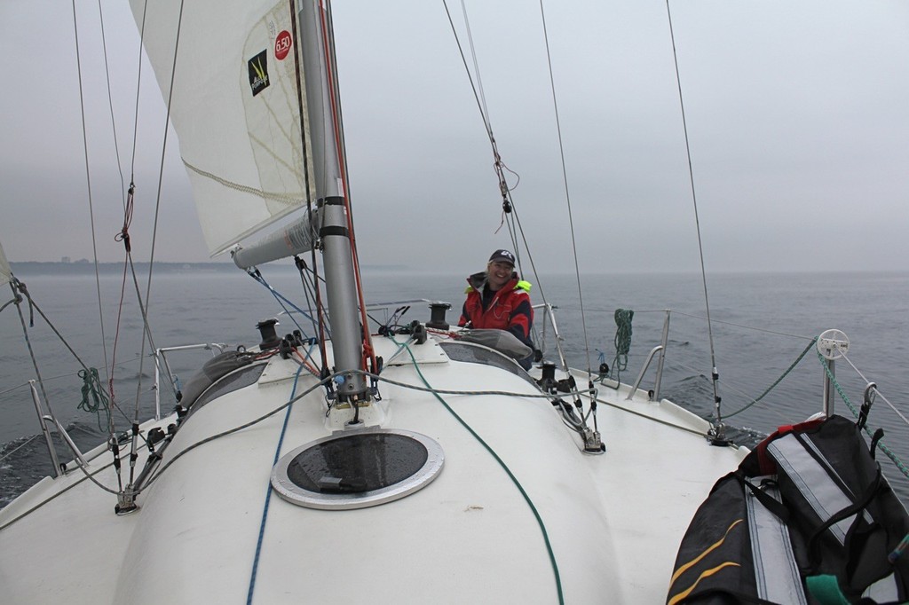 One Girl's Ocean Challenge first sail photo copyright Guy Perrin http://sail-world.com taken at  and featuring the  class