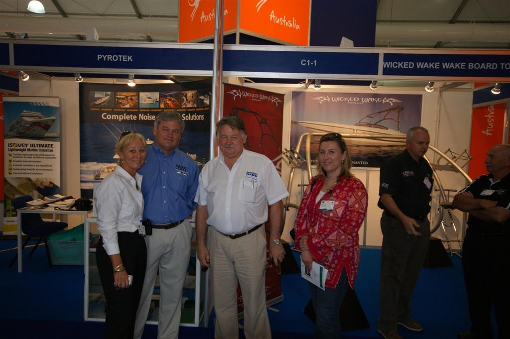 The AIMEX contingent enjoyed interest, acquired leads and made its share of sales at DIBS. photo copyright AIMEX  taken at  and featuring the  class