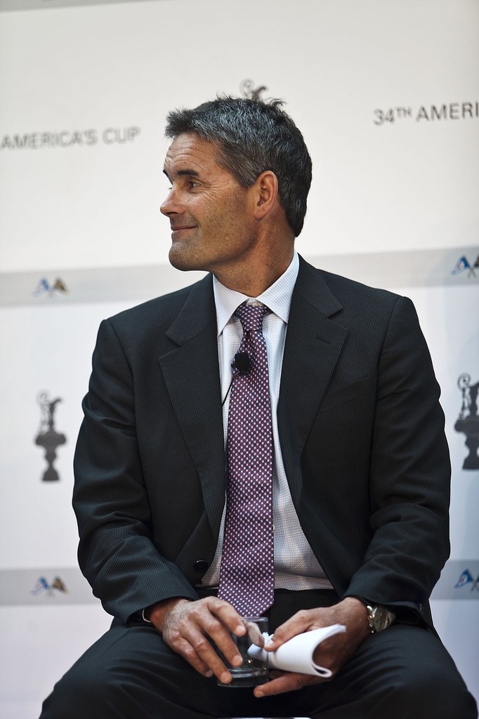 06/05/2010 - Rome (ITA) - 34rd America's Cup - BMW ORACLE Racing -1st Press Conference - Russell Coutts (BOR)***06/05/2010 - Rome (ITA) - 34rd America's Cup - BMW ORACLE Racing - 1st Press Conference - Russell Coutts (BOR) photo copyright BMW Oracle Racing: Guilain Grenier - copyright http://www.oracleracing.com taken at  and featuring the  class