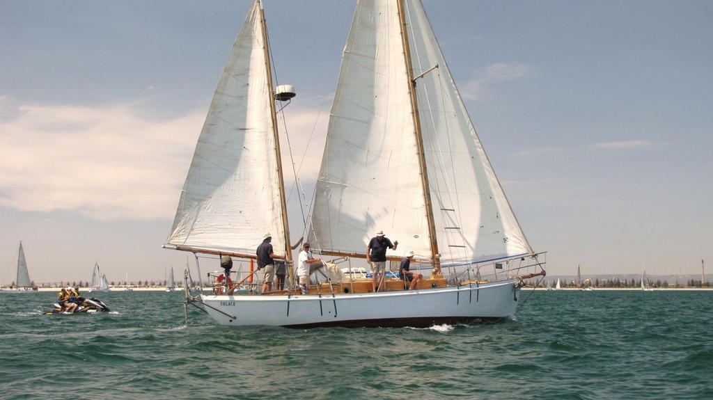 Geoff Wallbridge&rsquo;s SOLACE photo copyright Steve Hall taken at  and featuring the  class