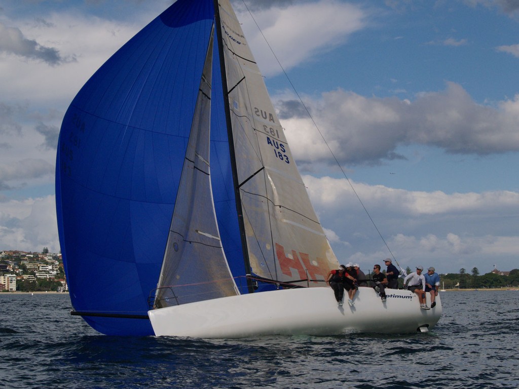 Guy Stening’s Melges 32 Optimum, Winner Division B, Race two, Audi Winter Series 2010. photo copyright ACE Marine Photography  taken at  and featuring the  class