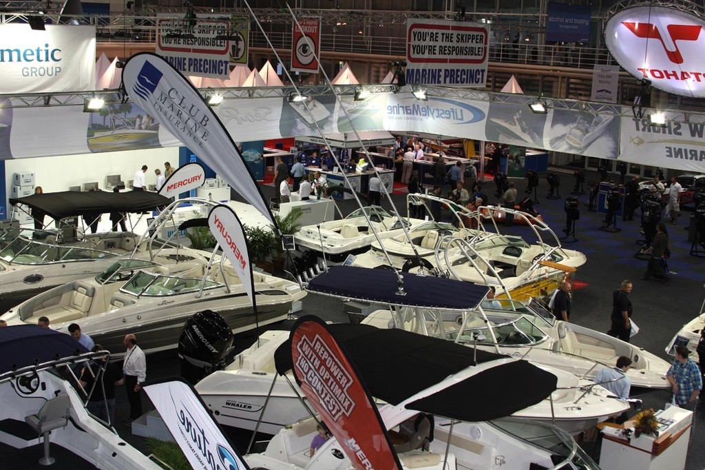 Hall displays - Sydney International Boat Show 2010 photo copyright Sail-World.com /AUS http://www.sail-world.com taken at  and featuring the  class