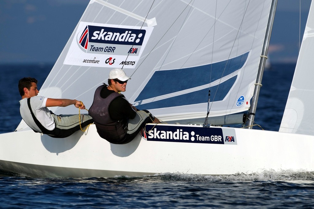 Gimson and Grieg - Star class Hyeres 2010 photo copyright  Richard Langdon/Skandia Team GBR taken at  and featuring the  class