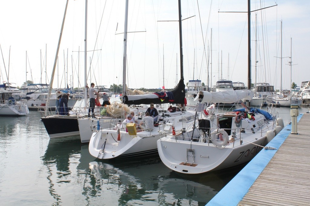 Drying out after torrential downpours overnight © Guy Perrin http://sail-world.com
