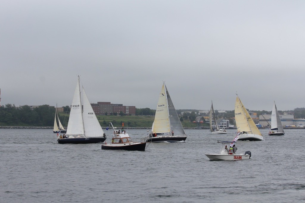 PHRF-2 entries being cautious at the start of a long race  © Guy Perrin http://sail-world.com