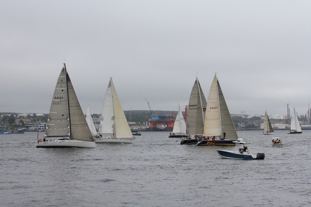 Racers in the PHRF-1 start are a bit more aggressive! © Guy Perrin http://sail-world.com