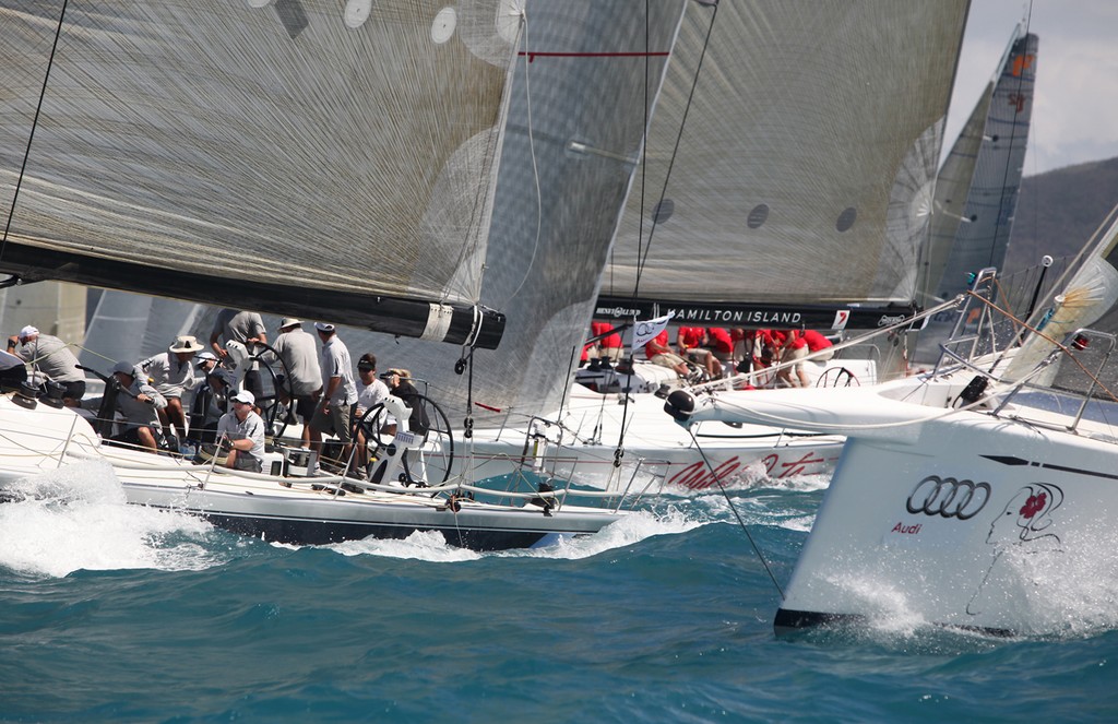 Blackjack leads from the start - Audi Hamilton Island Race Week 2010 © Crosbie Lorimer http://www.crosbielorimer.com