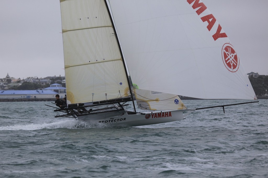 18fters racing off Auckland Sailing Club © SW