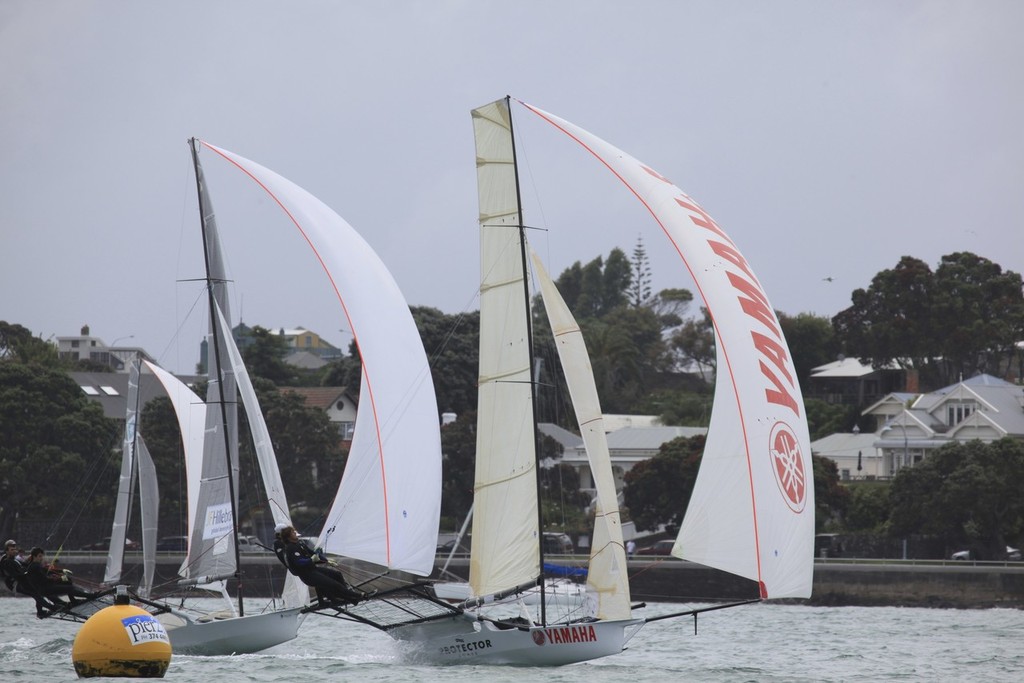 18fters racing off Auckland Sailing Club © SW