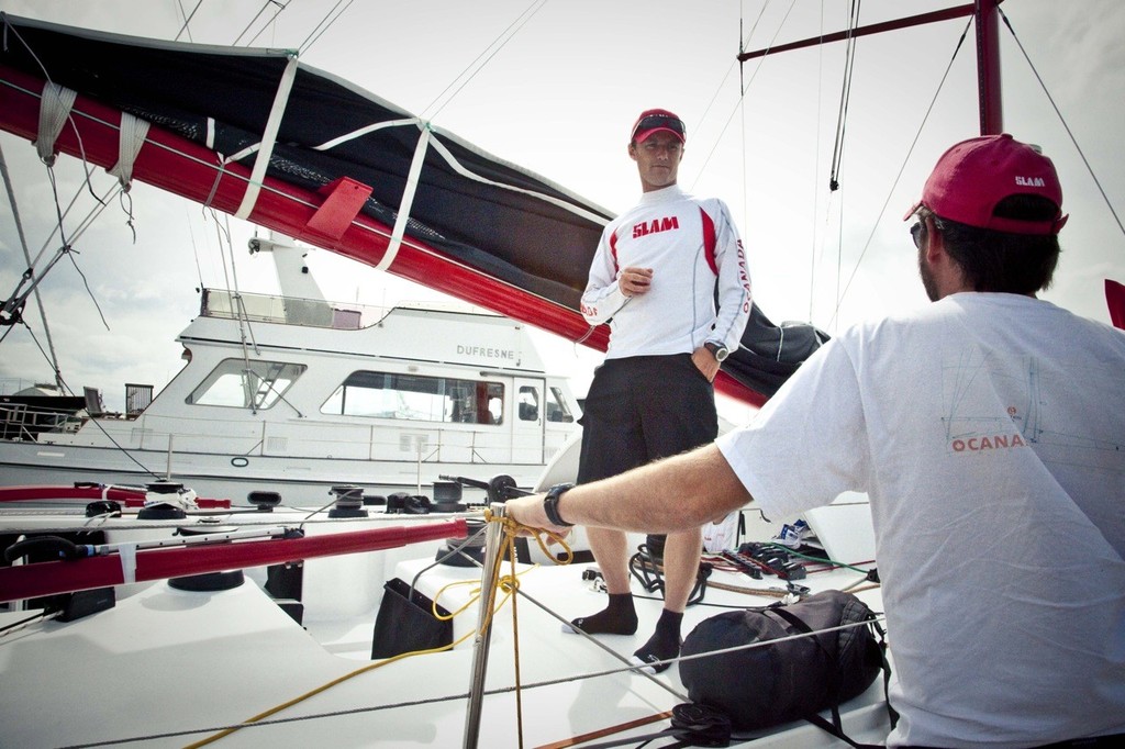 Rob Fox planning the next outing © Wind Athletes Canada - Ingrid Johansson