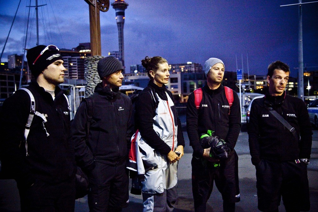 Mike Leigh, Rob Fox, Nicola Girke, Kevin Stittle and Nathan Baron © Wind Athletes Canada - Ingrid Johansson